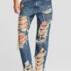 Super Distressed Maggie Jean