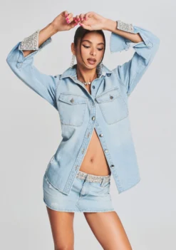 Remy Denim Shirt -Women Clothing Shop Ecommerce Crop 220824 Retrofete Ecom Set2 SHOT18 2064 scaled