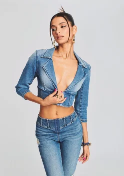 Maxine Denim Top