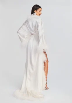Juno Feather Robe 8 Juno Feather Robe -Women Clothing Shop Ecommerce Crop 23 07 18 SET1 Juno Robe 0212 ECOMM scaled
