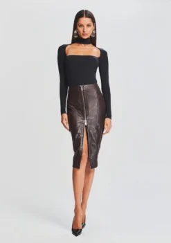 Odessa Bodysuit -Women Clothing Shop Ecommerce Crop 23 09 21 ODESSABODYSUIT BLACK 2829 ECOMM scaled