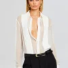 Meghan Panelled Silk Blouse