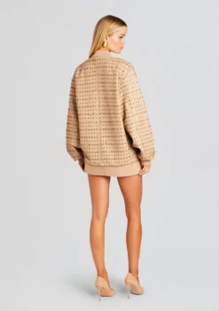 Gianna Embellished Leather Jacket 8 Gianna Embellished Leather Jacket -Women Clothing Shop Ecommerce Crop 23 11 15 GIANNAJACKET RHEADRESS NUDE 1613 ECOMM scaled