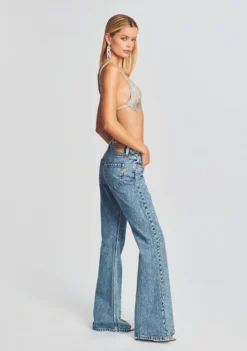 Moore Mid Rise Flare Crystal Embellished Jean -Women Clothing Shop Ecommerce Crop 230111 RETROFETE SET2 SHOT07 0948 eComm scaled