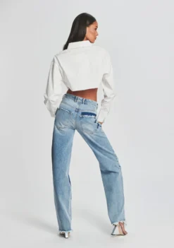 Heidi Straight Leg Patch Jean 8 Heidi Straight Leg Patch Jean -Women Clothing Shop Ecommerce Crop 230111 RETROFETE SET2 SHOT44 4781 eComm scaled
