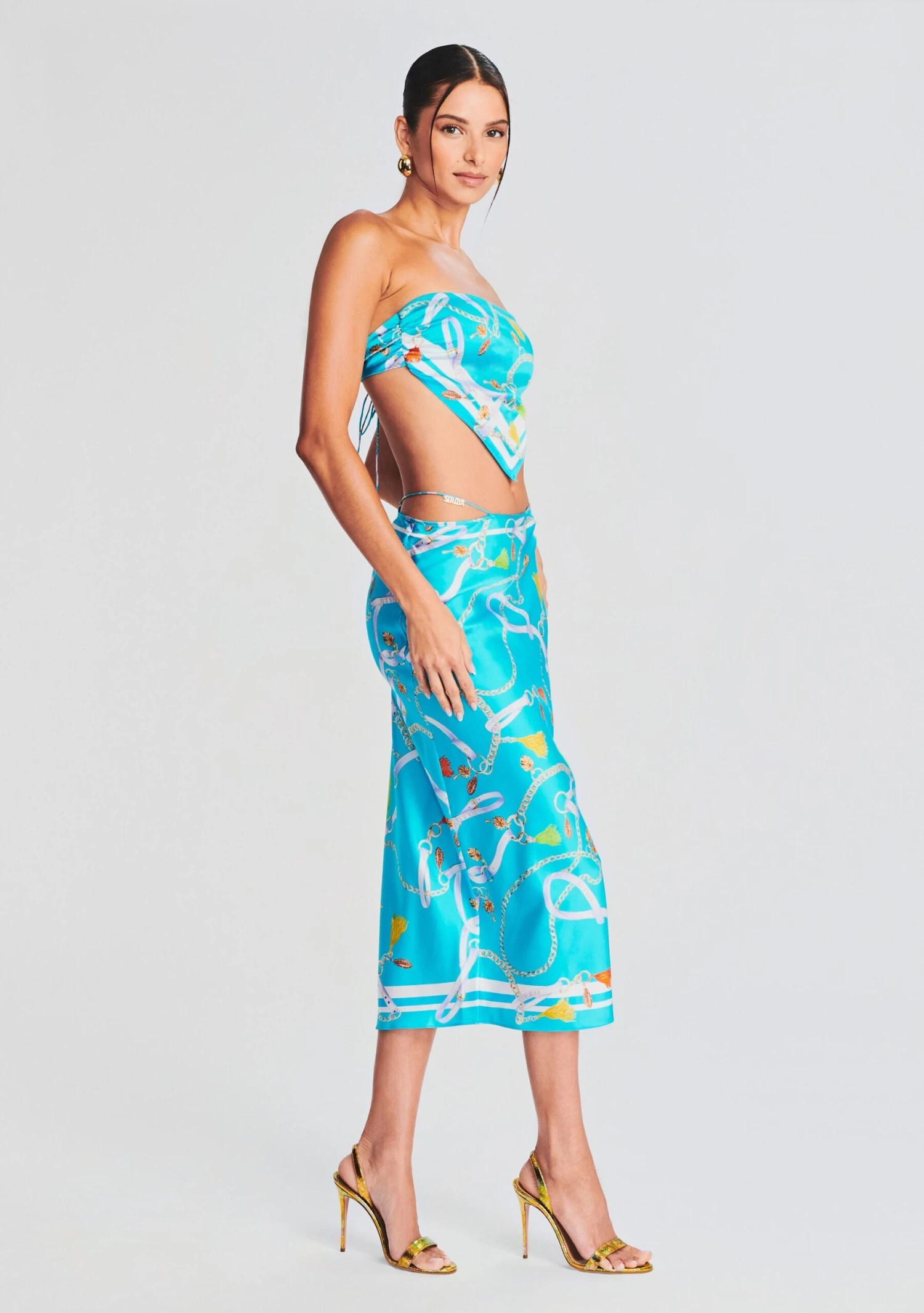 Natalia Silk Scarf Top 3 Natalia Silk Scarf Top - Image 3