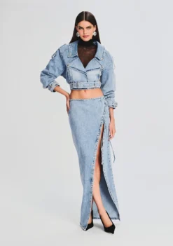 Joslyn Denim Jacket -Women Clothing Shop Ecommerce Crop 230831 JOSLYNJACKET ZAHLIASKIRT 2186 ECOMM scaled