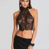 Violet Lace Top