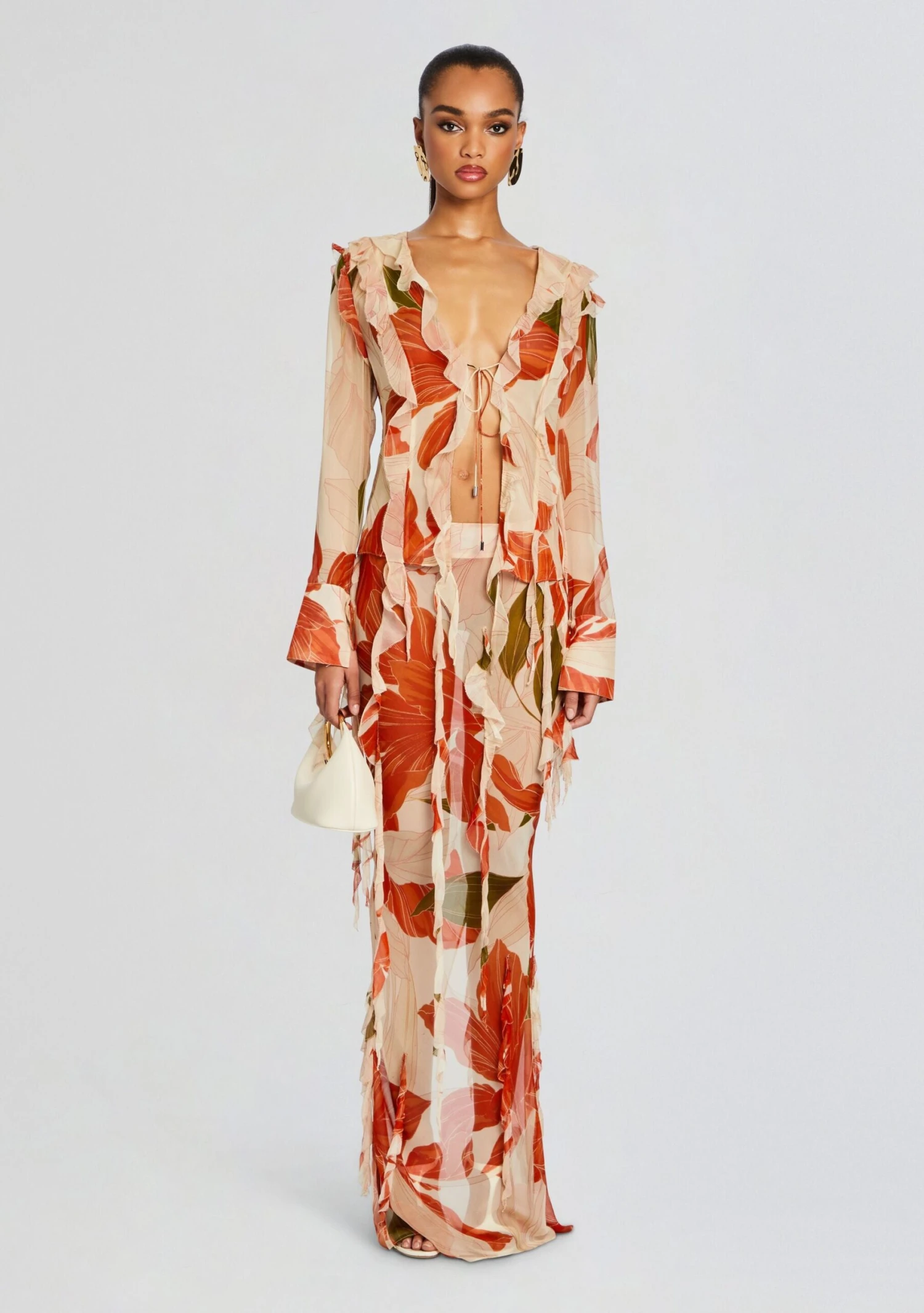 Sybil Silk Skirt 2 Sybil Silk Skirt - Image 2