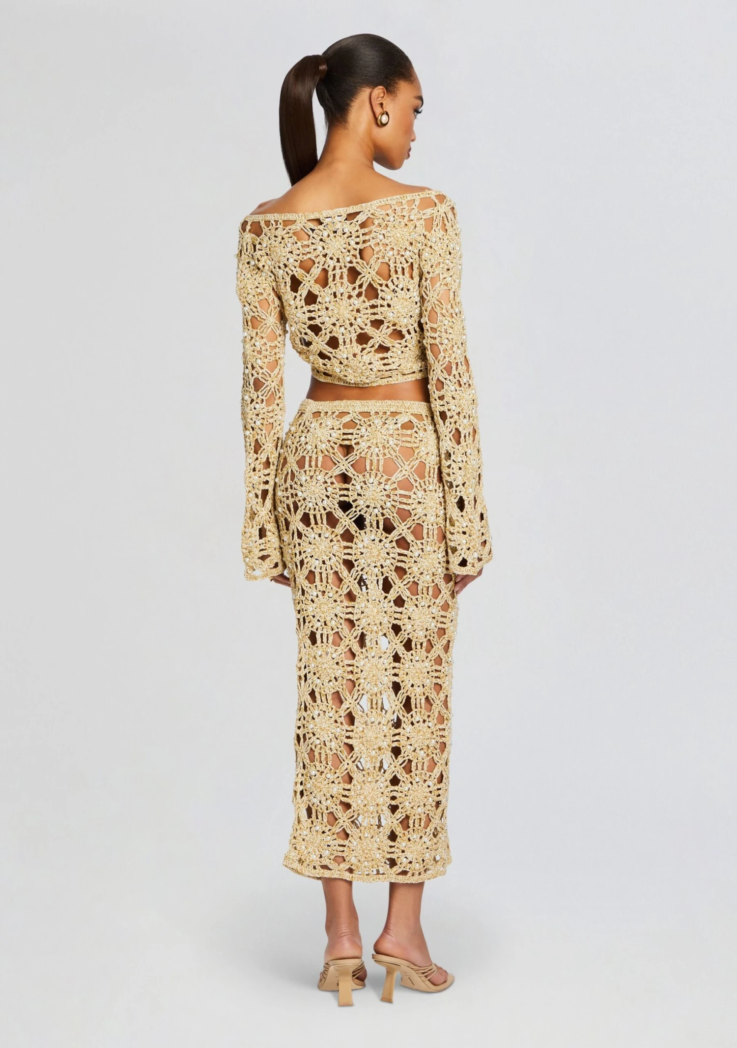 Sofie Knit Crochet Skirt 4 Sofie Knit Crochet Skirt - Image 4