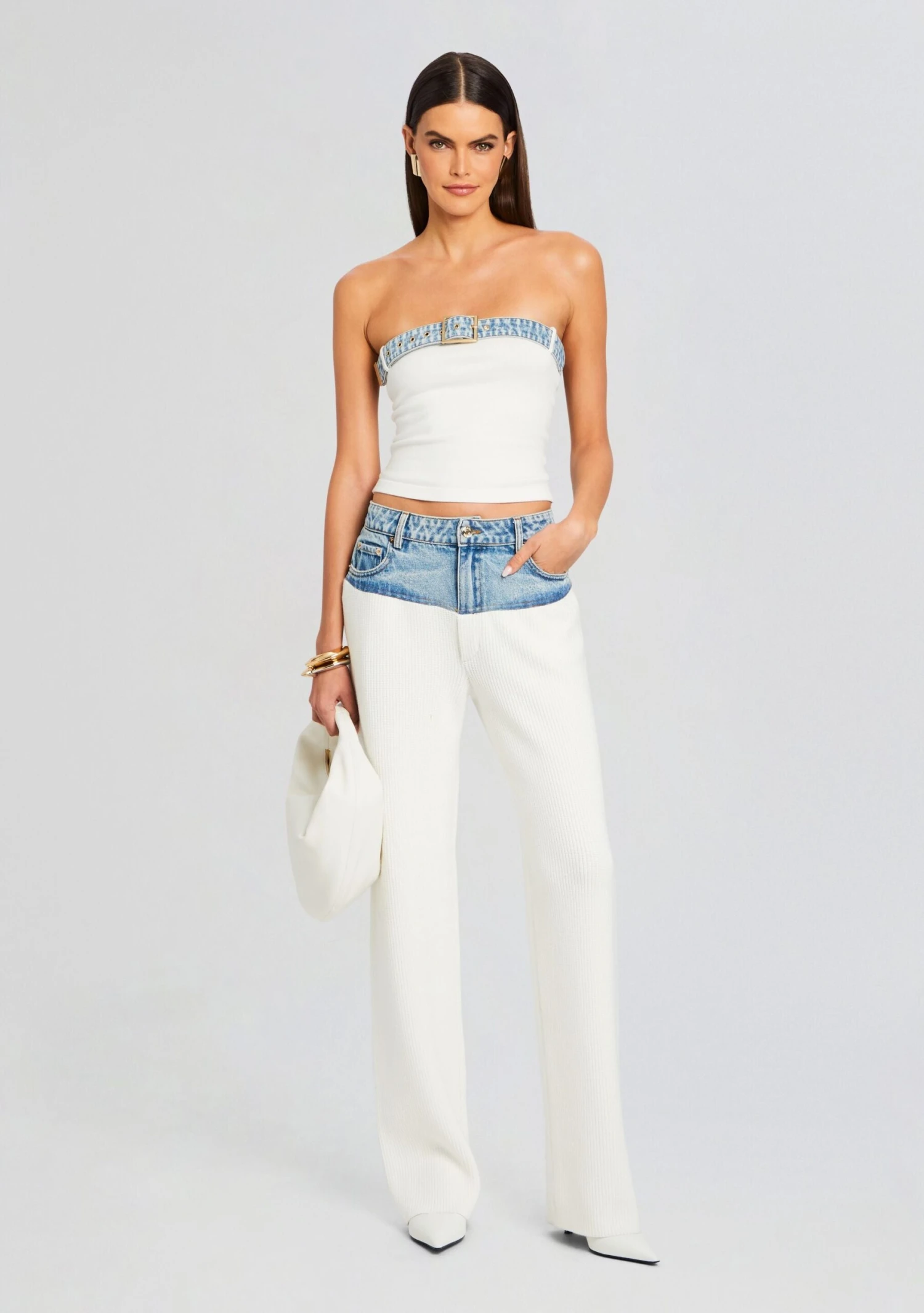 Etta Knit Denim Top 5 Etta Knit Denim Top - Image 5