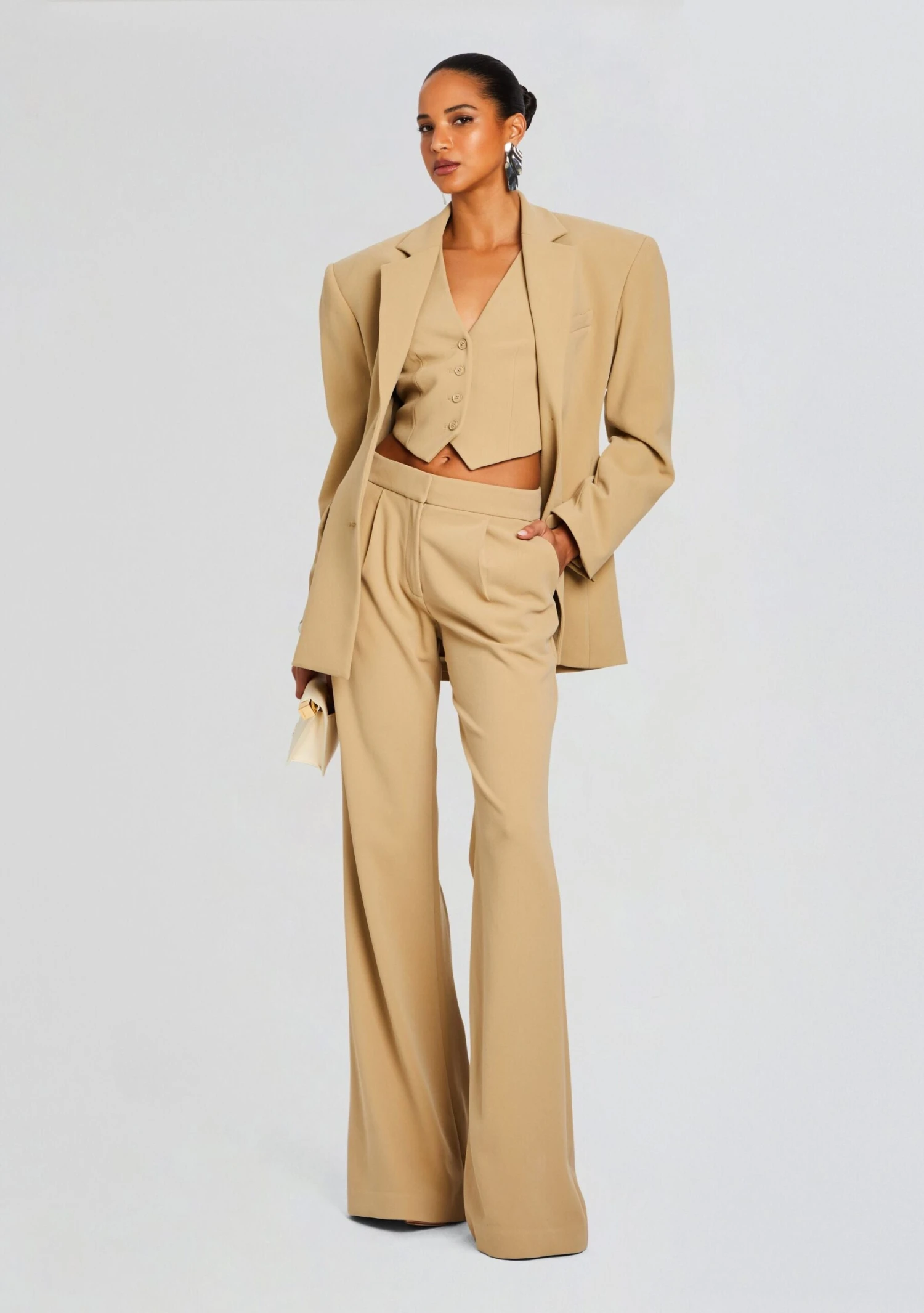 Pin Tuck Palazzo Pants 2 Pin Tuck Palazzo Pants - Image 2