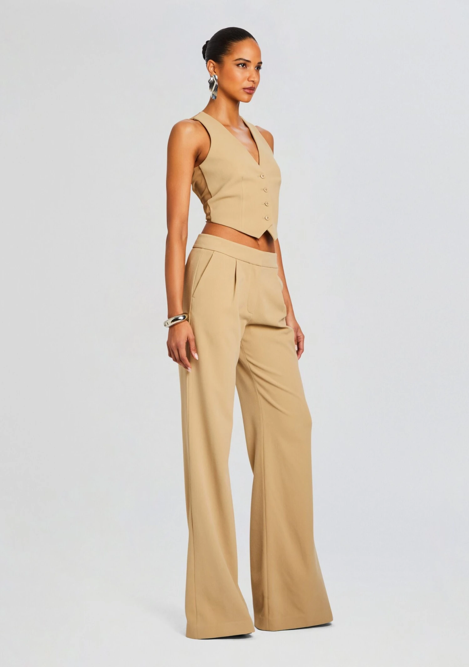 Pin Tuck Palazzo Pants 3 Pin Tuck Palazzo Pants - Image 3