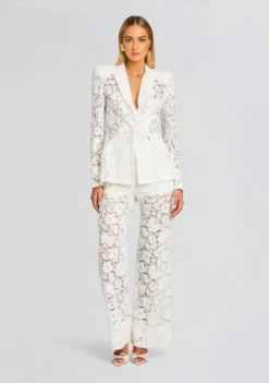 Kensington Lace Blazer 9 Kensington Lace Blazer -Women Clothing Shop Ecommerce Crop 24 04 16 KENZINGTONLACEBLAZER WHITE 060 ECOMM scaled