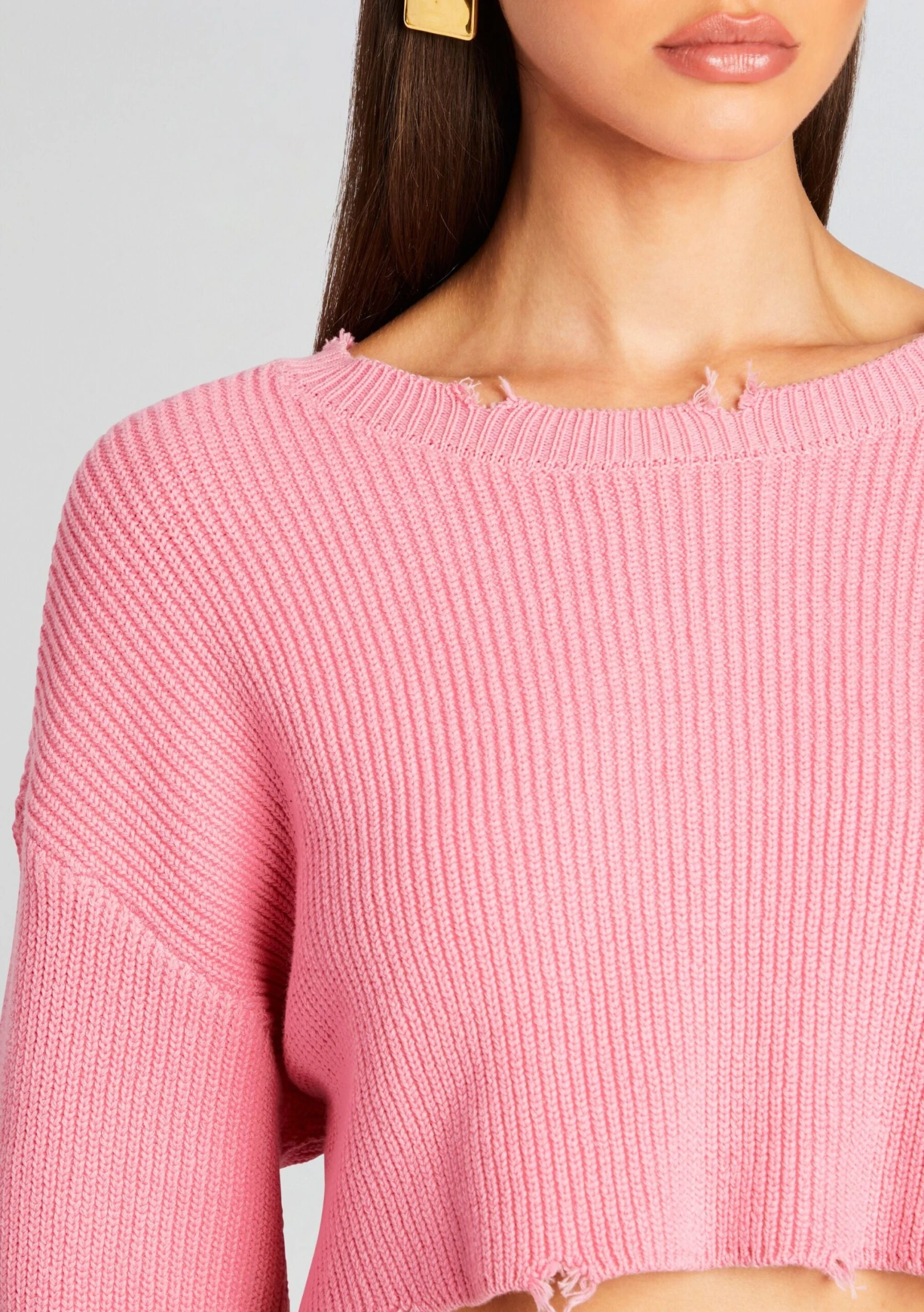 Daisy Cropped Knit Sweater 2 Daisy Cropped Knit Sweater - Image 2