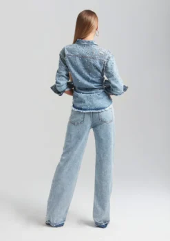 Doreen Crystal Embellished Denim Shirt -Women Clothing Shop Ecommerce Crop Retrofete Ecomm set2 Look13 1896 scaled