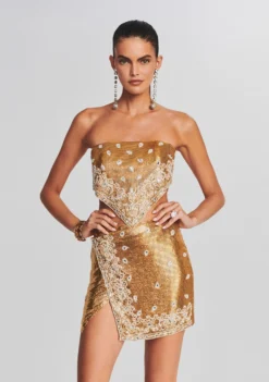 Milos Embellished Chainmail Top